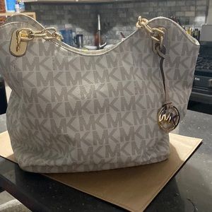 Michael Kors signature monogram tote